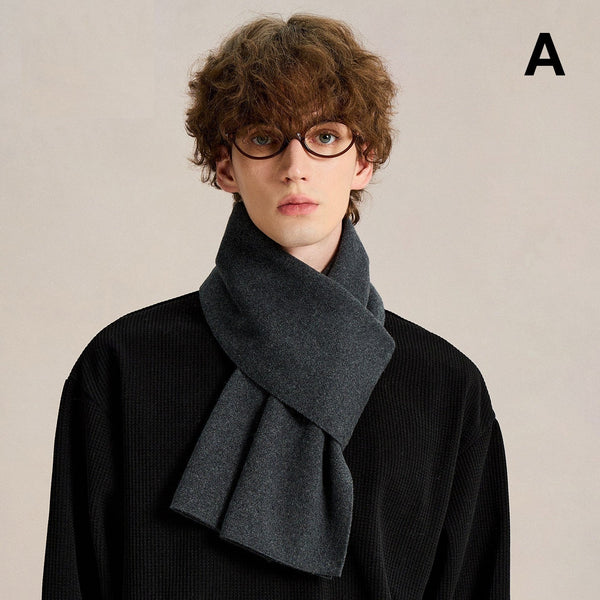 Soft Wool Winter Scarves for Men, Men's Wool Scarf Winter, Formal Men Scarf Styles, Casual Scarf for Men, Men's Winter Scarf, Business Wool Scarf for Gentleman-Grace Painting Crafts