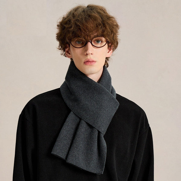Soft Wool Winter Scarves for Men, Men's Wool Scarf Winter, Formal Men Scarf Styles, Casual Scarf for Men, Men's Winter Scarf, Business Wool Scarf for Gentleman-Grace Painting Crafts