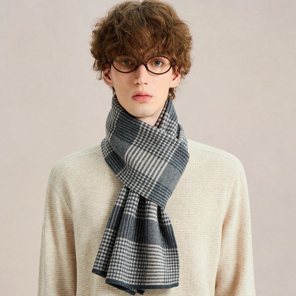 Business Formal Men Scarf Styles, Soft Wool Scarf for Men, Wool Scarf for Gentleman, Men's Winter Scarf, Casual Fashion Scarf for Men, Men's Wool Scarf Winter-Grace Painting Crafts
