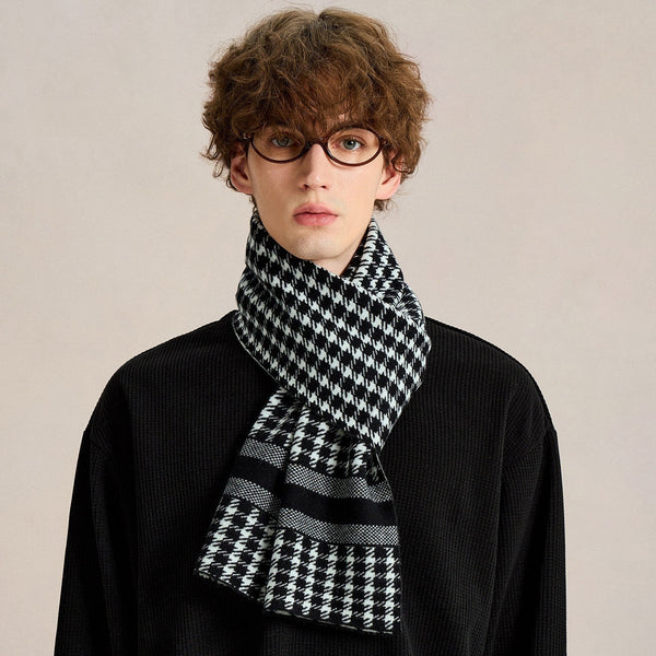 Wool Scarf for Gentleman, Soft Wool Scarf for Men, Men's Winter Scarf, Business Formal Men Scarf Styles, Casual Fashion Scarf for Men, Men's Wool Scarf Winter-Grace Painting Crafts