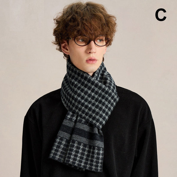 Winter Soft Wool Scarves for Men, Men's Winter Scarf, Business Wool Scarf for Gentleman, Formal Men Scarf Styles, Casual Scarf for Men, Men's Wool Scarf Winter-Grace Painting Crafts
