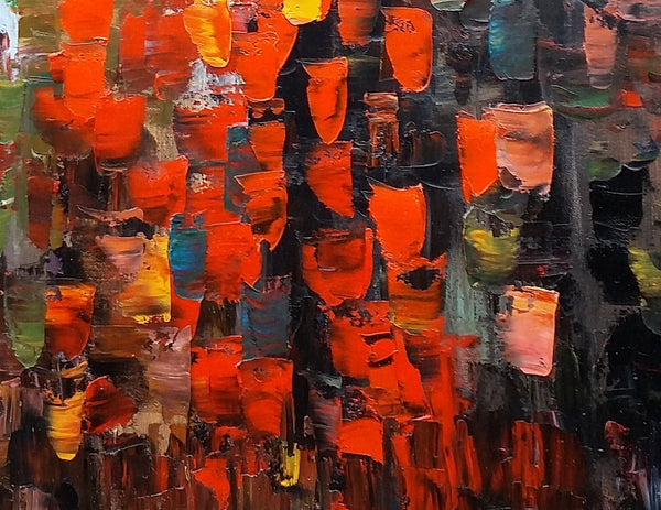 Canvas Art, Heavy Texture Painting, Wall Art, Modern Artwork, Custom Extra Large Painting-Grace Painting Crafts