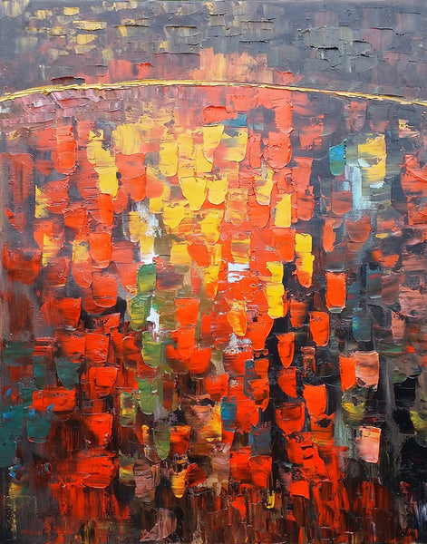 Canvas Art, Heavy Texture Painting, Wall Art, Modern Artwork, Custom Extra Large Painting-Grace Painting Crafts