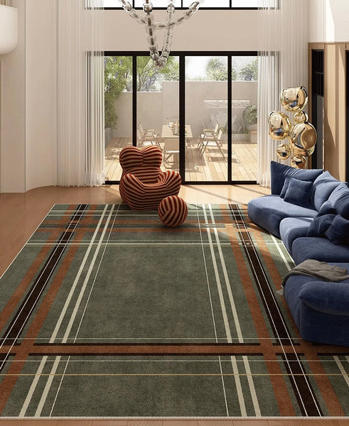 Contemporary Modern Rugs for Dining Room, Mid Century Modern Rugs for Living Room, Geometric Contemporary Rugs for Bedroom