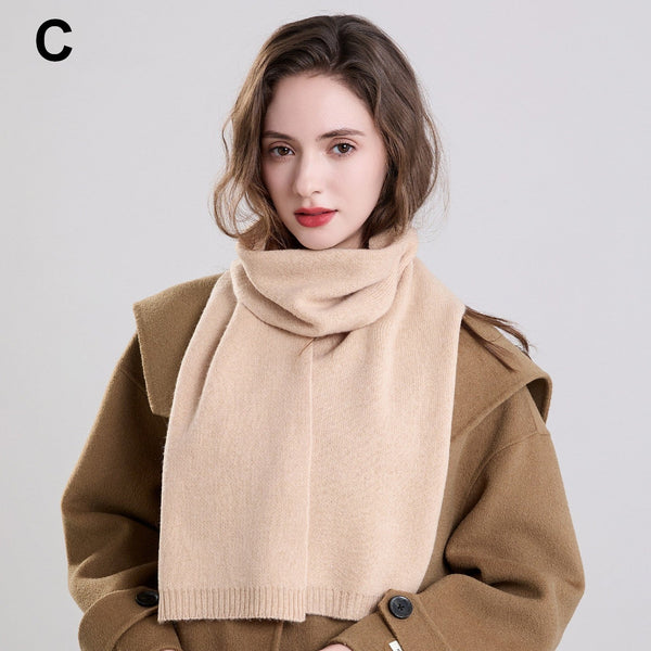Casual Scarf for Women, Modern Wool Scarf for Women, Small Soft Scarf for Women, Cold Weather Scarves-Grace Painting Crafts