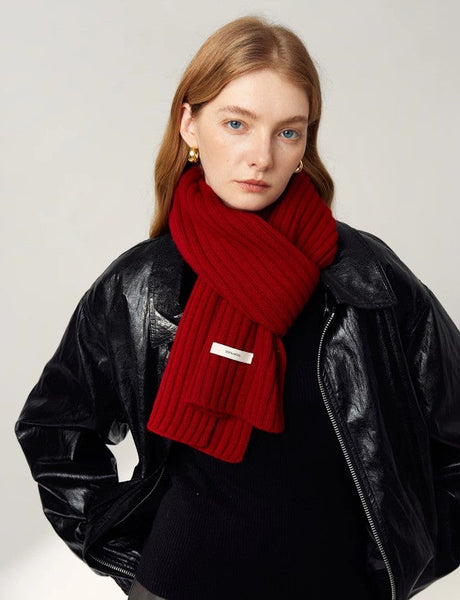 Unique Birthday Gift for Girl, Modern Wool Scarf for Women, Casual Scarf for Women, Winter Wool Scarf, Cold Weather Scarves, Soft Wool Scarf for Women-Grace Painting Crafts