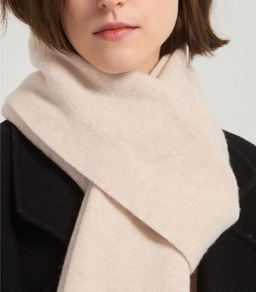 Birthday Gift for Girl, Beige Soft Cashmere Scarf for Women, Casual Scarf for Women, Modern Wool Scarf for Women, Cold Weather Scarves, Winter Wool Scarf-Grace Painting Crafts