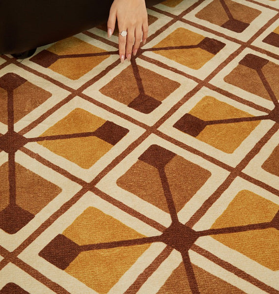 Bedroom Modern Round Rugs, Dining Room Contemporary Round Rugs, Modern Rug Ideas for Living Room, Circular Modern Rugs under Chairs