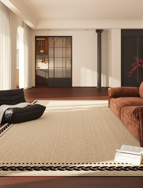 Abstract Modern Rugs for Bedroom, Simple Large Modern Rugs for Living Room, Contemporary Geometric Modern Rugs,Modern Rugs for Dining Room-Grace Painting Crafts