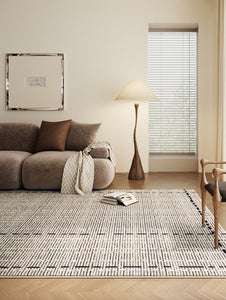 Mid Century Modern Rugs for Bedroom, Large Modern Rugs for Living Room, Contemporary Abstract Rugs under Dining Room Table-Grace Painting Crafts