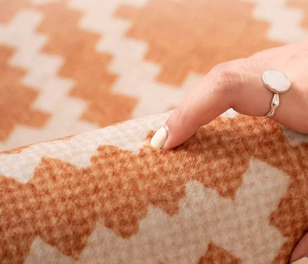 Abstract Modern Area Rugs for Bedroom, Contemporary Modern Rug for Living Room, Geometric Round Rugs for Dining Room, Circular Modern Rugs under Chairs-Grace Painting Crafts