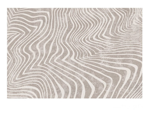 Stripe Area Rugs under Sofa, Modern Carpets for Office, Dining Room Floor Rugs, Mid Century Area Rugs for Living Room, Abstract Contemporary Rugs for Bedroom-Grace Painting Crafts