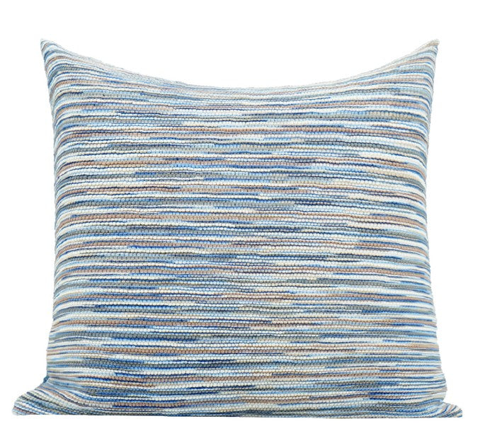 Abstract Blue Modern Sofa Pillows, Large Decorative Throw Pillows, Contemporary Square Modern Throw Pillows for Couch, Simple Throw Pillow for Interior Design-Grace Painting Crafts