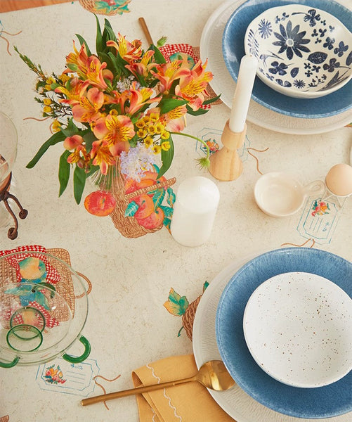 Extra Large Modern Table Cloths for Dining Room, Kitchen Rectangular Table Covers, Square Tablecloth for Round Table, Wedding Tablecloth, Farmhouse Cotton Table Cloth-Grace Painting Crafts