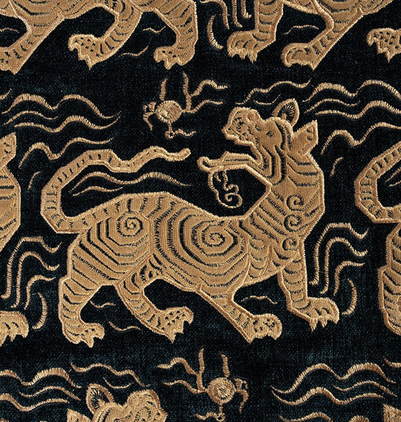 Embroidery Tiger Pattern Pillows for Couch, Contemporary Modern Sofa Pillows, Decorative Throw Pillows for Bedroom, Large Modern Sofa Pillow for Living Room-Grace Painting Crafts