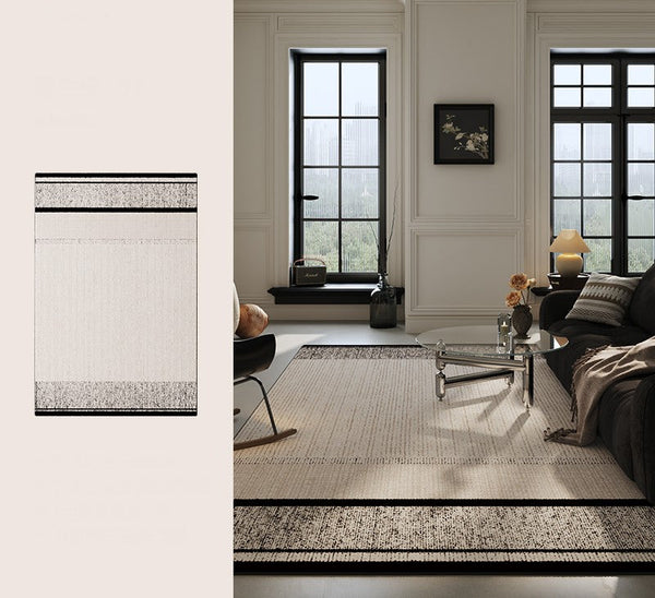 Large Abstract Rugs for Living Room, Geometric Contemporary Modern Rugs Next to Bed, Extra Large Modern Area Rugs-Grace Painting Crafts