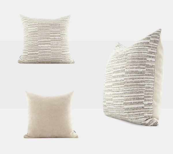 Luxury Modern Sofa Pillows, Large Square Pillows, Decorative Throw Pillows for Couch, Decorative Pillows for Living Room, Modern Throw Pillows-Grace Painting Crafts