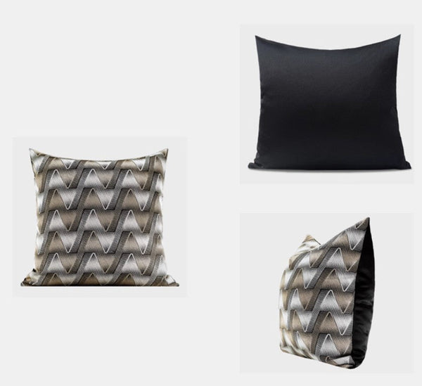 Large Square Decorative Throw Pillows for Couch, Geometric Modern Sofa Pillows, Large Decorative Throw Pillows, Geometric Sofa Pillows for Interior Design-Grace Painting Crafts