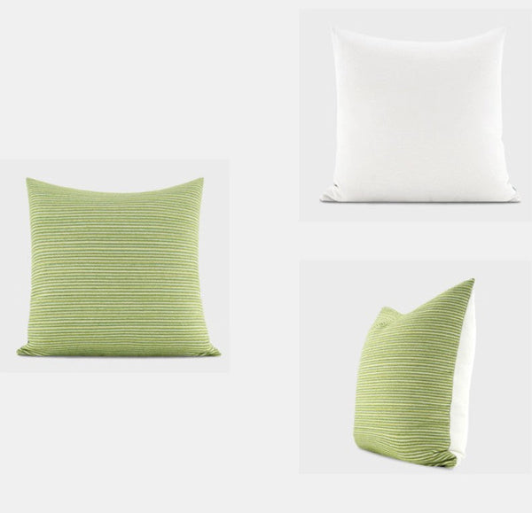 Large Decorative Throw Pillows for Couch, Green Modern Sofa Pillows, Large Decorative Throw Pillows, Modern Sofa Pillows for Chair-Grace Painting Crafts