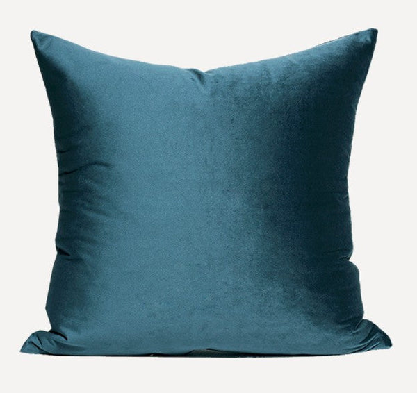 Large Decorative Throw Pillow for Couch, Blue Modern Sofa Pillows, Simple Modern Throw Pillows for Couch, Large Square Pillows-Grace Painting Crafts