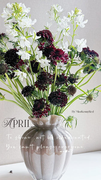 Handmade Liuli Vases, Color Glaze Vase, Contemporary Vases for Modern Home Decor, Glass Bud Vases, Centerpiece Vases on Table-Grace Painting Crafts