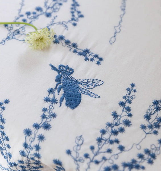 Wild Bee embroidery Tablecloth for Home Decoration, Rectangle Tablecloth for Dining Room Table, Square Tablecloth for Round Table-Grace Painting Crafts