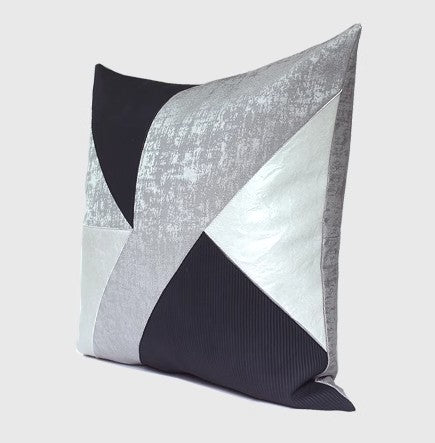 Decorative Modern Pillows for Couch, Blue Grey Modern Sofa Pillows Covers, Modern Sofa Cushion, Decorative Pillows for Living Room-Grace Painting Crafts