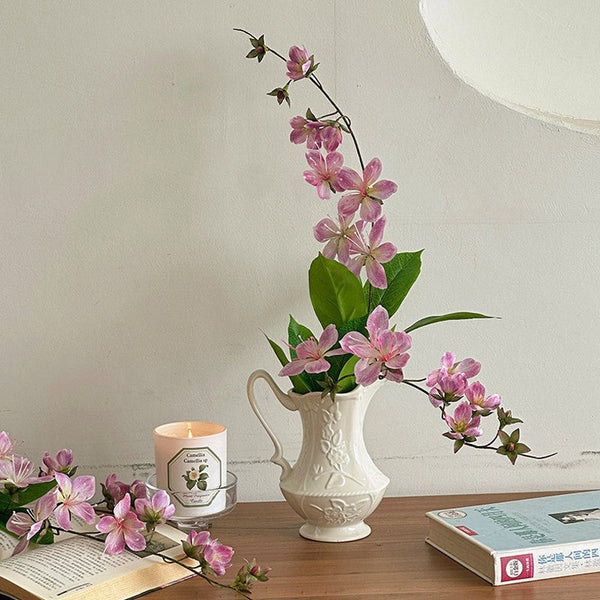 Ceramic Bud Vases, Small Flower Vases on Table, Rustic Porcelain Flower Vases, Handmade Water Holding Flower Vases-Grace Painting Crafts