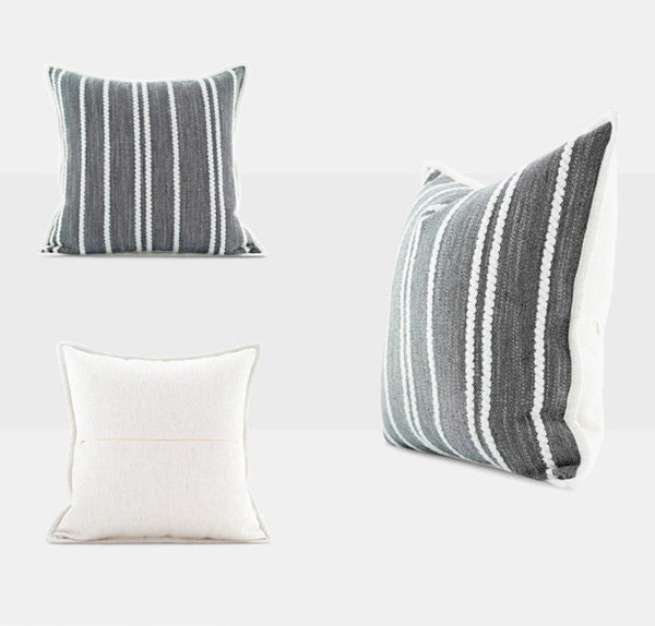 Contemporary Modern Sofa Pillows, Large Throw Pillow for Interior Design, Simple Decorative Throw Pillows, Large Square Modern Throw Pillows for Couch-Grace Painting Crafts