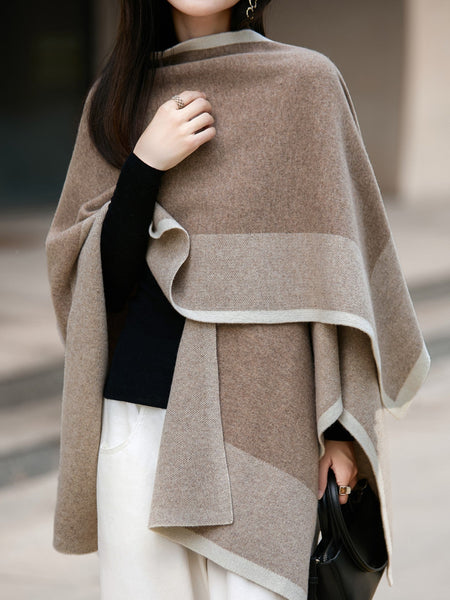 Camel Brown Wool Scarf, Soft Wool Scarf for women, Christmas Holiday Gift, Evening Wrap, Large Winter Shawl, Elegant Shawl, Warm Cape, Winter Scarves, Winter Shawl-Grace Painting Crafts