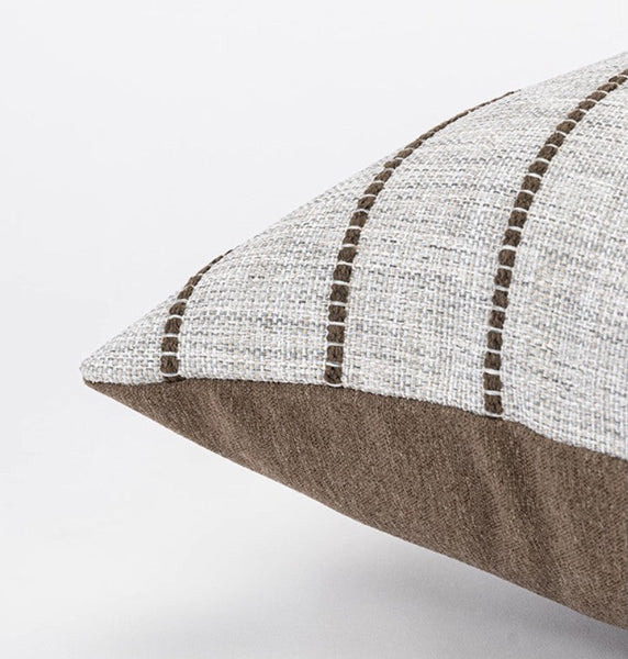 Contemporary Throw Pillow for Interior Design, Large Abstract Decorative Throw Pillows, Geometric Square Modern Throw Pillows for Couch-Grace Painting Crafts