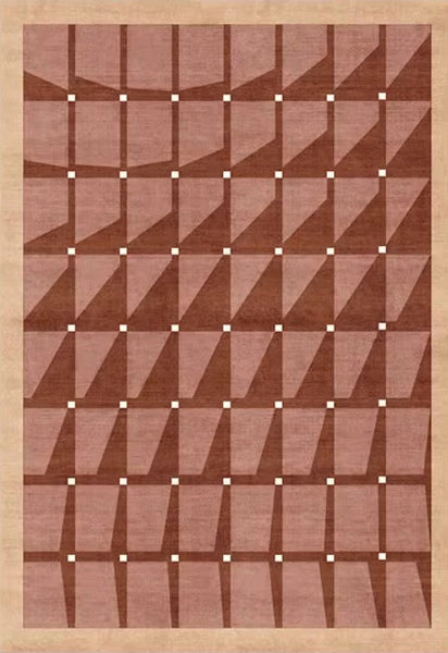 Modern Living Room Rug Ideas, Modern Rugs for Dining Room, Mid Century Modern Rugs Next to Bed, Thick Contemporary Rugs for Bedroom-Grace Painting Crafts