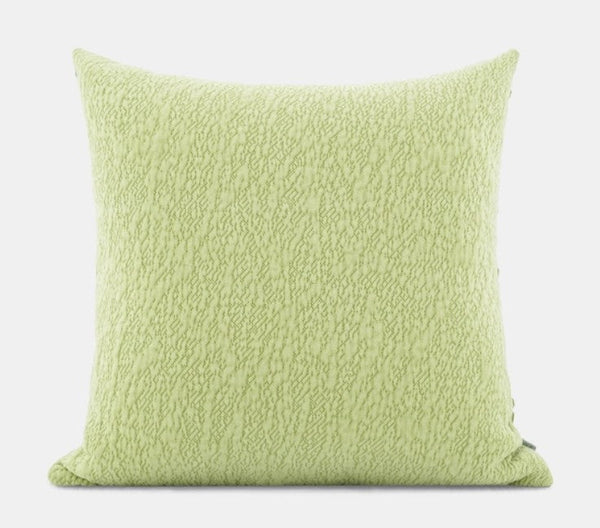 Modern Throw Pillows, Green Modern Sofa Pillows, Large Square Pillows, Decorative Pillows for Couch, Decorative Throw Pillows for Living Room Couch-Grace Painting Crafts