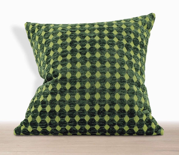 Modern Pillows for Living Room, Luxury Green Decorative Modern Pillows for Couch, Modern Sofa Pillows Covers, Modern Sofa Cushion-Grace Painting Crafts
