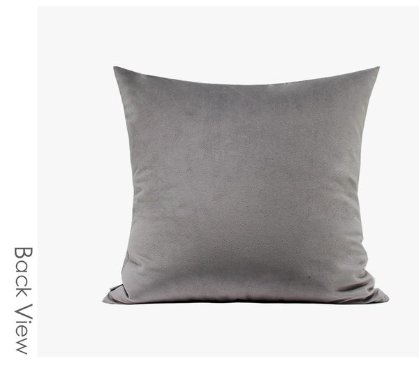Modern Sofa Throw Pillows, Light Grey Abstract Contemporary Throw Pillow for Living Room, Large Decorative Throw Pillows for Couch-Grace Painting Crafts