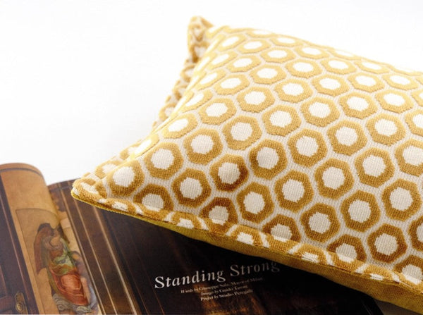 Modern Pillows for Couch, Decorative Pillow Covers, Large Modern Sofa Cushion, Yellow Decorative Throw Pillows for Living Room-Grace Painting Crafts