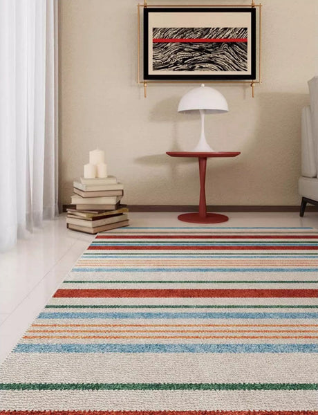 Abstract Area Rugs for Living Room, Modern Carpets for Kitchen, Geometric Contemporary Modern Rugs Next to Bed, Modern Rugs under Dining Room Table-Grace Painting Crafts