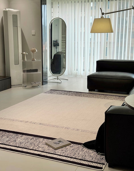 Large Abstract Rugs for Living Room, Geometric Contemporary Modern Rugs Next to Bed, Extra Large Modern Area Rugs-Grace Painting Crafts