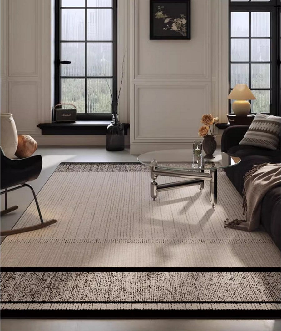 Large Abstract Rugs for Living Room, Geometric Contemporary Modern Rugs Next to Bed, Extra Large Modern Area Rugs-Grace Painting Crafts