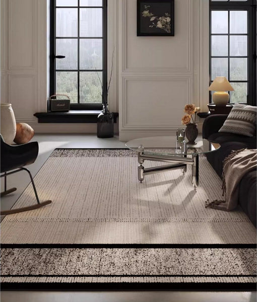 Large Abstract Rugs for Living Room, Geometric Contemporary Modern Rugs Next to Bed, Extra Large Modern Area Rugs-Grace Painting Crafts