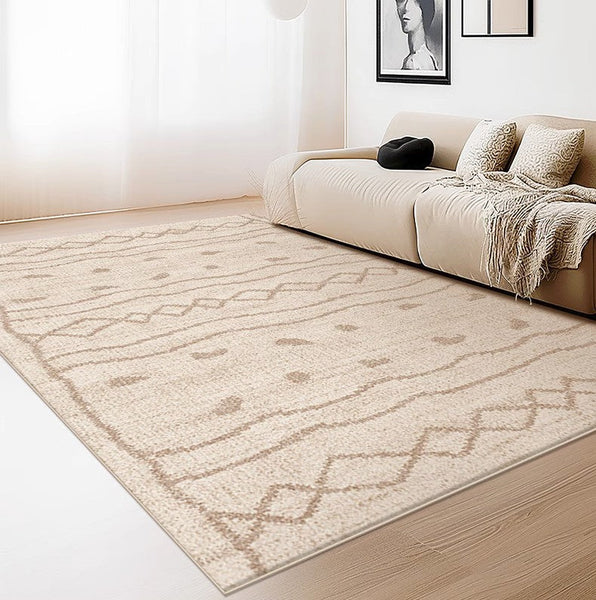 Contemporary Area Rugs for Dining Room, Modern Rugs for Living Room, Bohemian Modern Rug Ideas for Living Room-Grace Painting Crafts