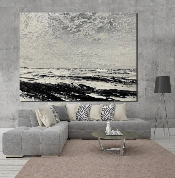Large Paintings for Living Room, Extra Large Paintings, Acrylic Abstract Art, Modern Abstract Acrylic Painting, Living Room Wall Painting-Grace Painting Crafts