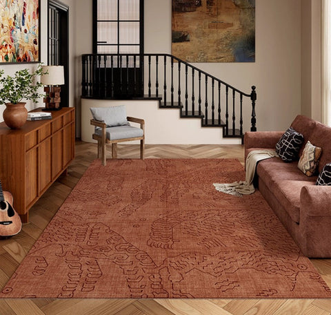 Contemporary Modern Rugs Next to Bed, Modern Rugs for Living Room, Modern Rugs under Dining Room Table, Geometric Modern Carpets for Office