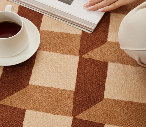 Modern Rugs under Chairs, Bedroom Modern Round Rugs, Dining Room Contemporary Round Rugs, Circular Modern Rug Ideas for Living Room