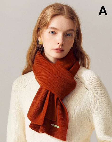 Modern Wool Scarf for Women, Cold Weather Scarves, Winter Wool Scarf, Casual Scarf for Women, Birthday Gift for Girl, Soft Wool Scarf for Women-Grace Painting Crafts