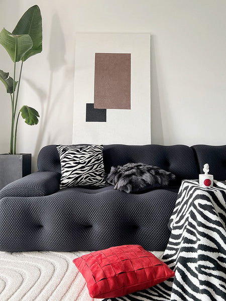 Large Decorative Sofa Pillows, Large Modern Sofa Throw Pillows for Bedroom, Abstract Contemporary Pillow for Couch-Grace Painting Crafts