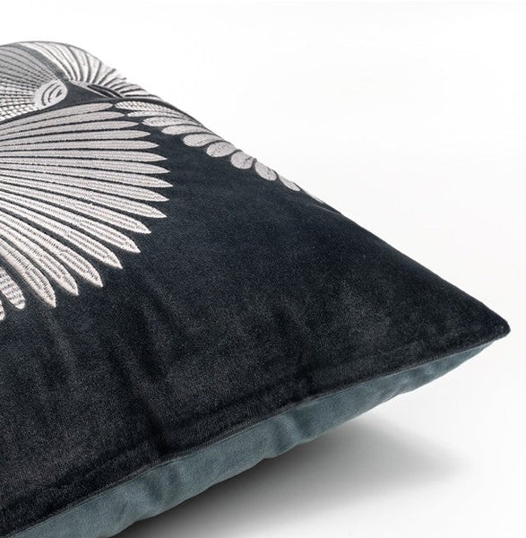 Abstract Feather Pattern Throw Pillows for Couch, Simple Modern Sofa Throw Pillows, Contemporary Throw Pillow for Living Room, Modern Square Pillows-Grace Painting Crafts