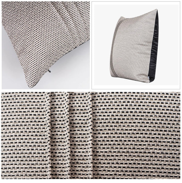 Decorative Throw Pillows for Couch, Large Modern Sofa Throw Pillows, Light Grey Abstract Contemporary Throw Pillow for Living Room-Grace Painting Crafts