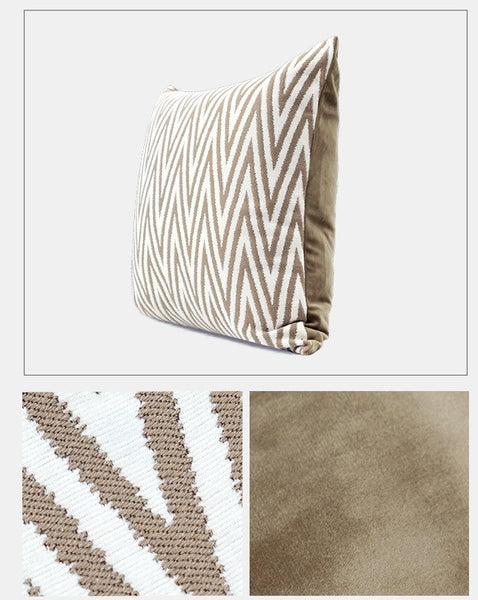 Geometric Modern Throw Pillows for Couch, Large Modern Throw Pillow for Interior Design, Contemporary Modern Sofa Pillows, Simple Decorative Throw Pillows-Grace Painting Crafts