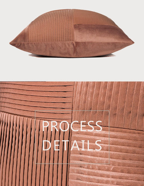 Large Modern Sofa Pillows, Decorative Modern Pillows for Couch, Brick Red Modern Pillows for Living Room, Contemporary Throw Pillows-Grace Painting Crafts